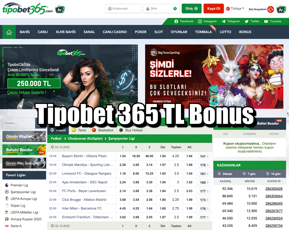 Tipobet Bonus